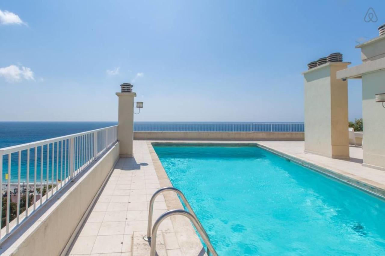 Ferienwohnung Royal Promenade Pool Terrace With Sea View Nizza Exterior foto